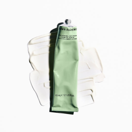 Skin Renewal Day Cream tube on a white background