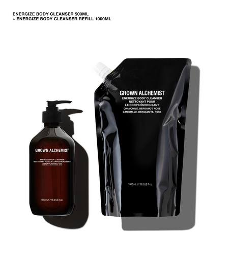 Energize Body Cleanser + 1L Refill Pouch Bundle