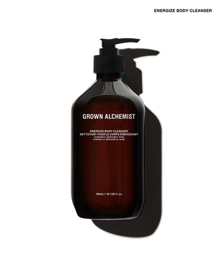 Energize Body Cleanser pump bottle for a refreshing daily body care routine.
