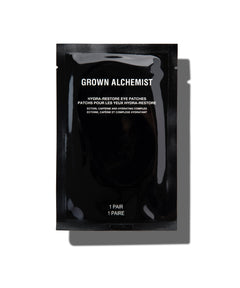 Grown Alchemist eye patch packaging on a white background