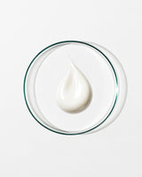 swatch of hand cream on white background.