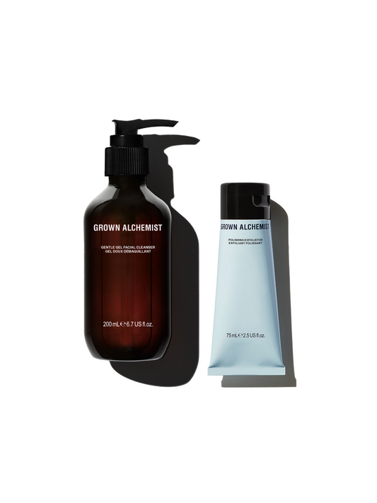 Gentle Gel Cleanser + Polishing Exfoliator Bundle