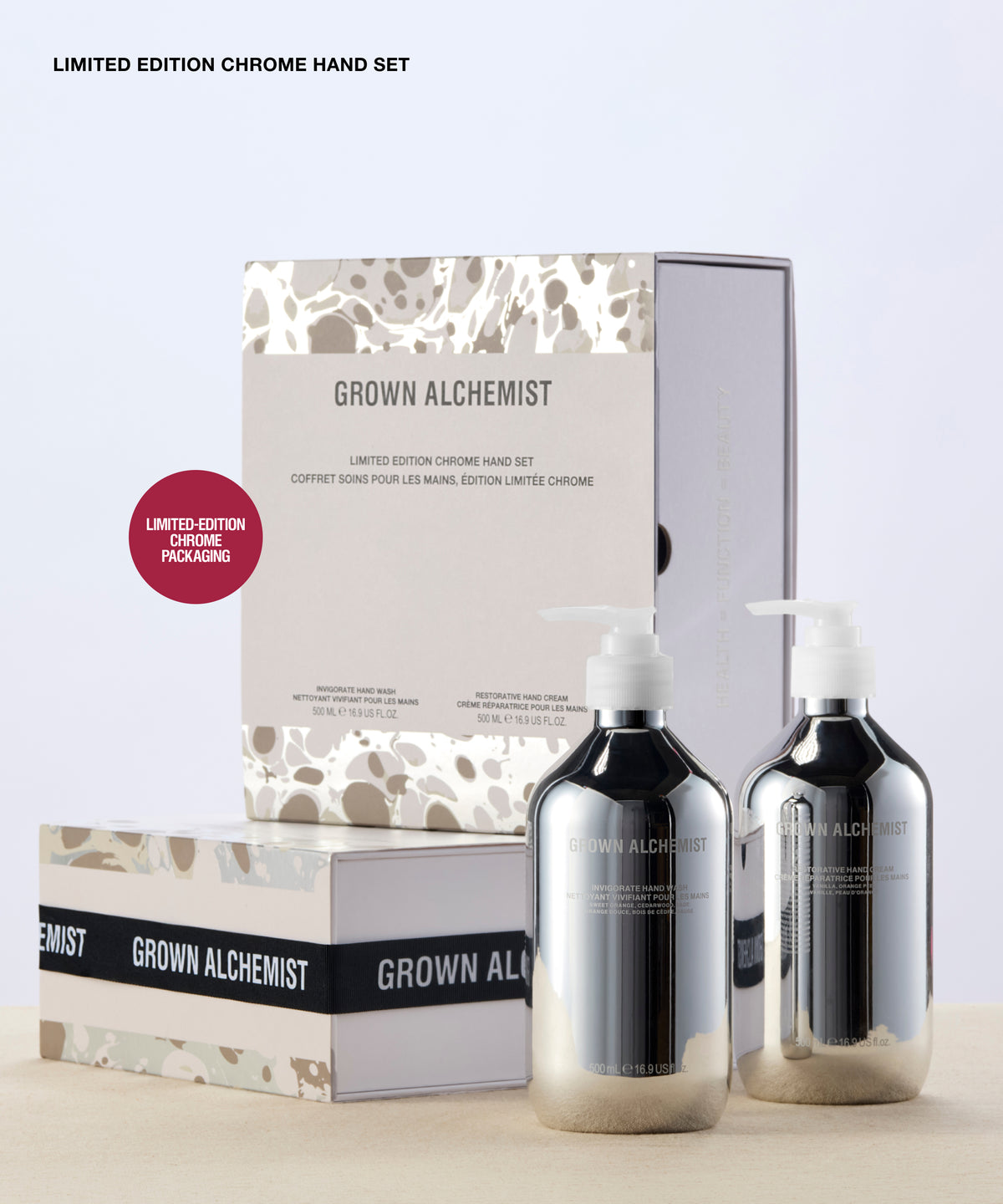 Chrome Hand Set Holiday Gift Kit