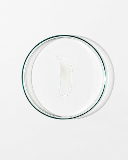 Clear glass lid on a white background