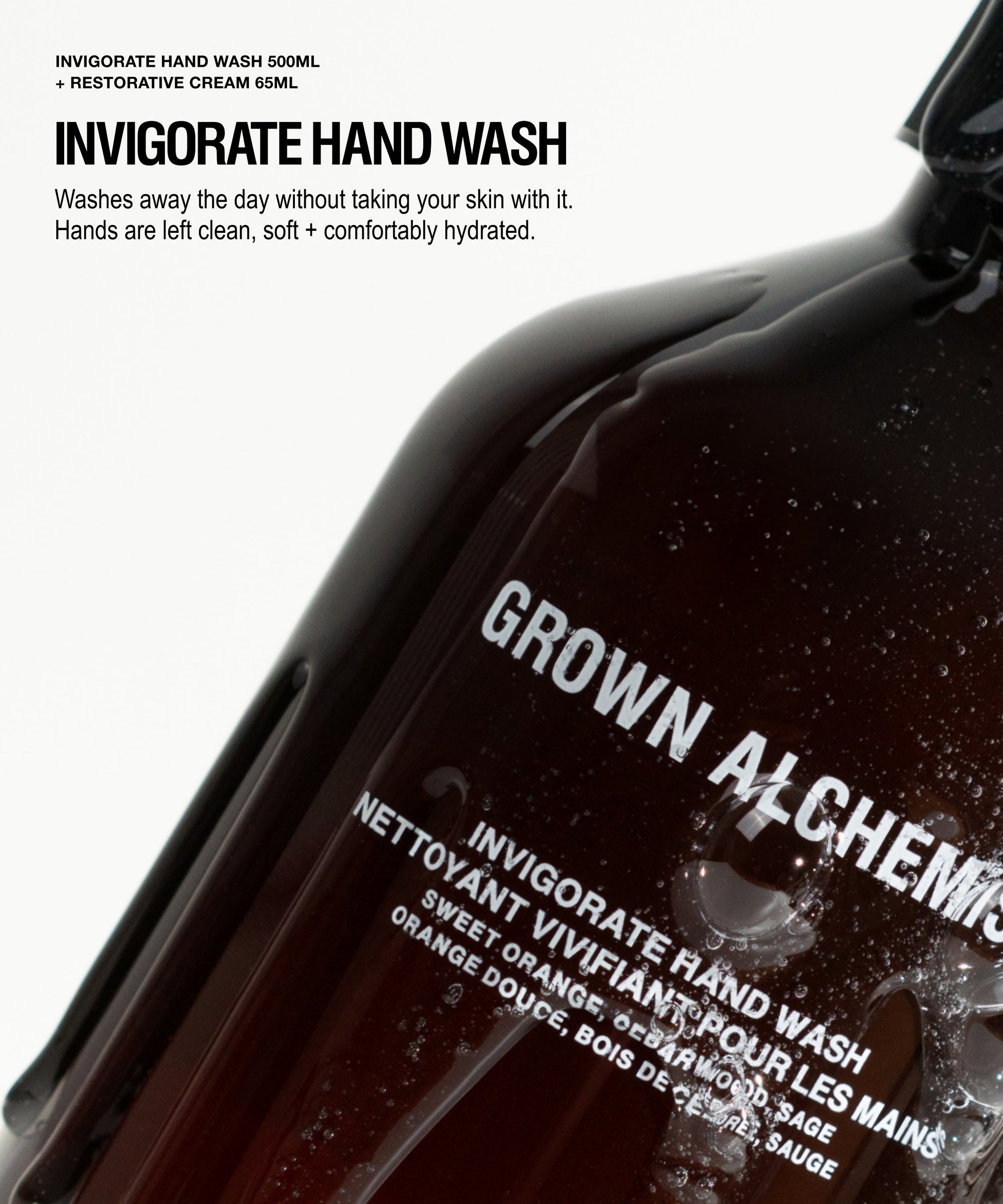 Invigorate Hand Wash + Restorative Hand Cream 65mL