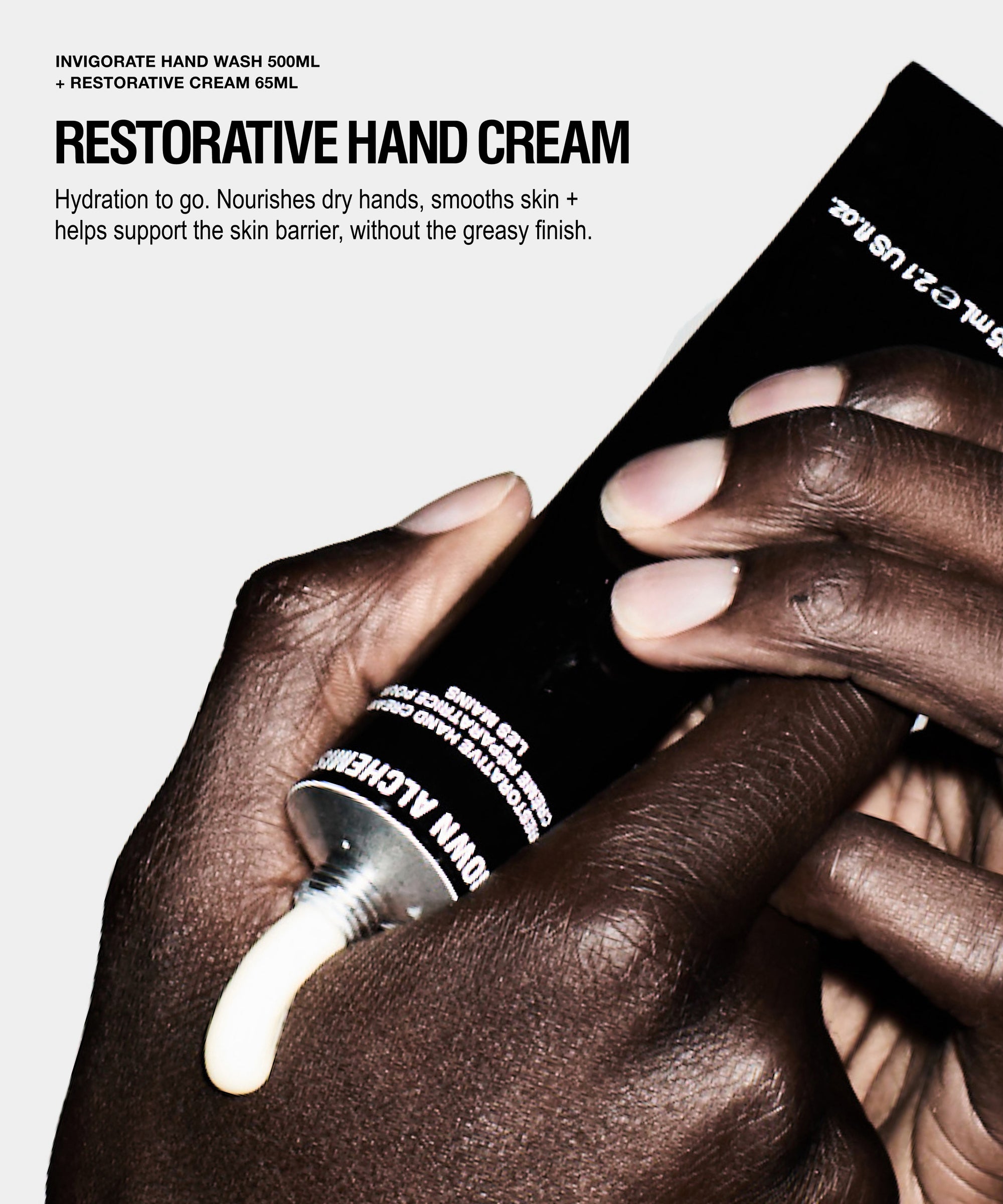 Invigorate Hand Wash + Restorative Hand Cream 65mL