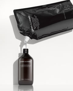 Grown Alchemist bottle and packaging on a white background