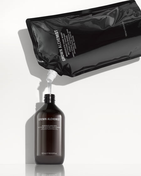 Grown Alchemist bottle and packaging on a white background