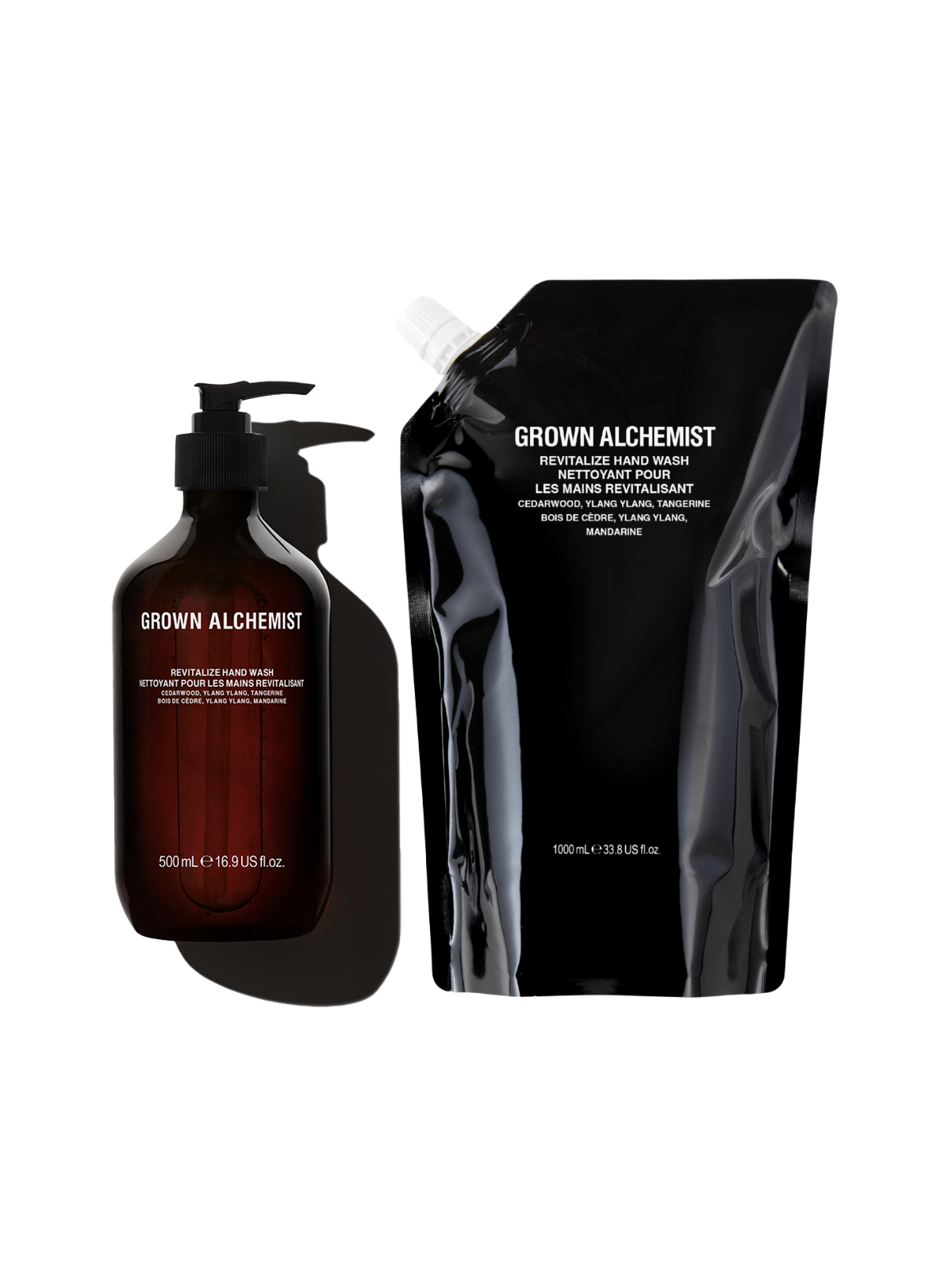 Revitalize Hand Wash 1L Refill Pouch + Full Size Bundle