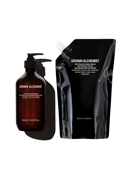 Revitalize Hand Wash 1L Refill Pouch + Full Size Bundle