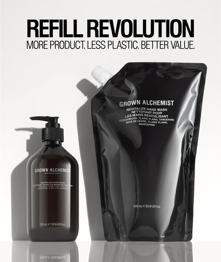 Revitalize Hand Wash 1L Refill Pouch + Full Size Bundle