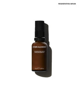 A 30ml amber glass bottle of Grown Alchemist Regenerating Serum with a black spray cap, shown on a white background with a soft shadow.