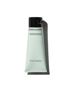 Tube of Grown Alchemist regenerating gel mask on a white background