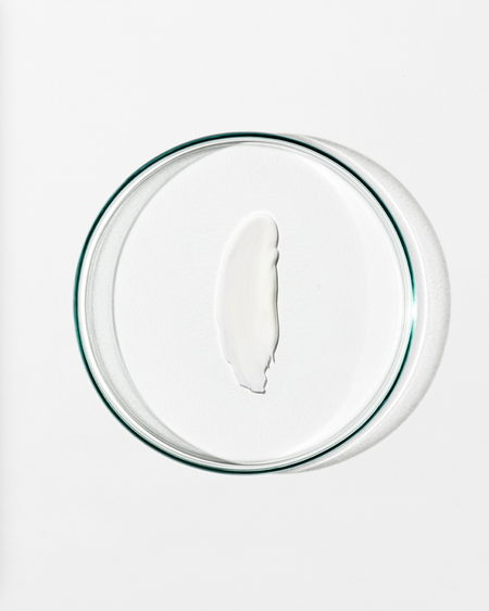 Clear glass lid on a white background