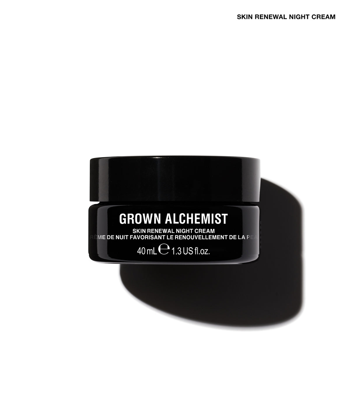 Skin Renewal Night Cream small black 40mL tub.