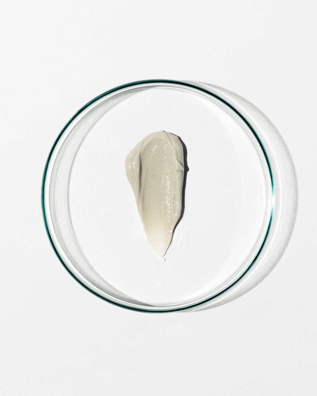 Beige cream on a white background
