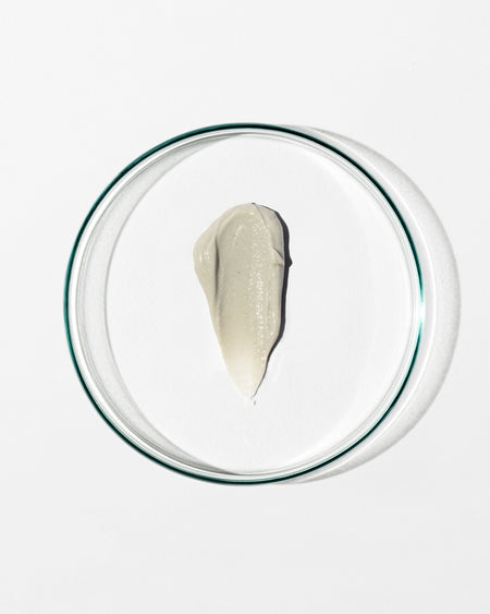Beige cream on a white background